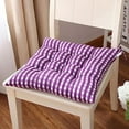 thumbnail image 1 of Nvzi 4 Pack Seat Cushion Dining Chair Pads with Ties, Square Non-Slip Thicken Seat Pillows, Super Soft Comfort Non Slip Square Seat Pads for Kitchen Dining Office Living Room Patio -AND-40x40CM, 1 of 5
