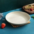 thumbnail image 1 of Nvzi 4-Pack beige Wheat Straw Dinner Plates, 20cm x 3cm Plastic Plates, Fruit / vegetable platter,Round Plate,Eco-Friendly Kitchen Plates for Daily Use, Parties & Camping​, 1 of 3