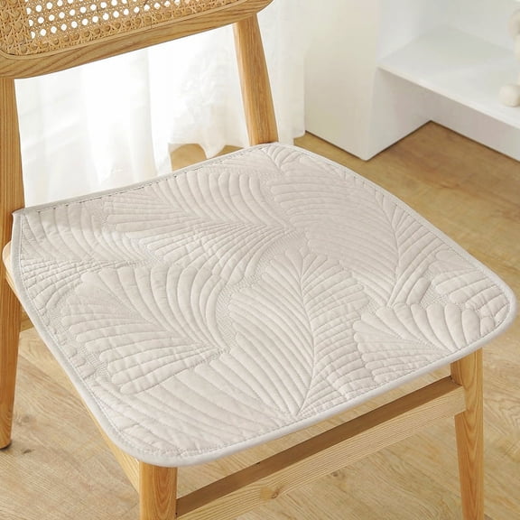 Nvzi 4pcs Cushion Garden Terrace Home Kitchen Office Thick Comfortable Cushion 15.74*15.74inch (Khaki)