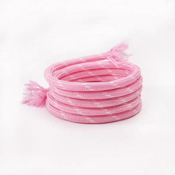 Nvzi 5-piece polyester rope 5.47 size x 0.19 inch Pink - two tone outdoor weather resistant rope, low stretch practical rope for camping cable, home repair and DIY project for production