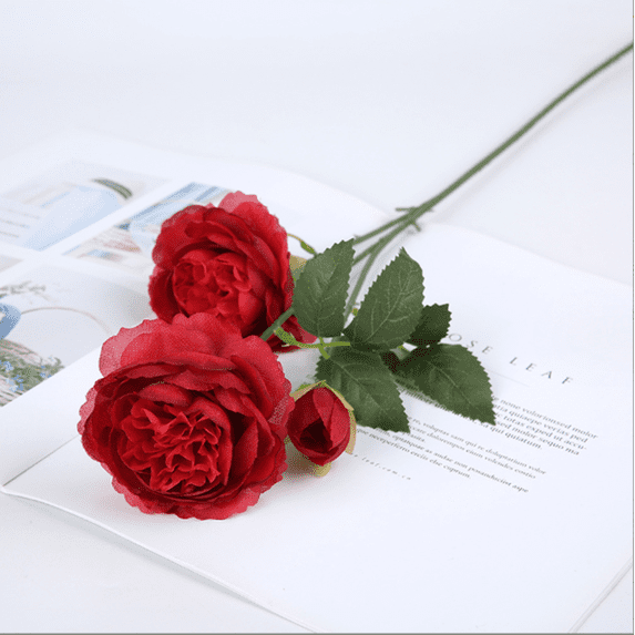 Nvzi 6pcs Peony Artificial Flowers, Fake flowers, Flores Artificiales Para, Wedding Decor