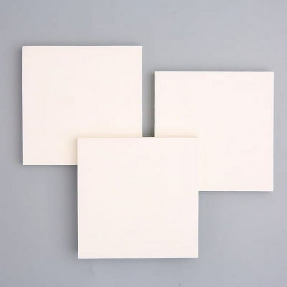 Nvzi 8 Pads Sticky Notes 3x3 Inches Self-Stick Note Pads, 80 Sheets/Pad, White Sticky Notes, Easy to Post Notes for Study, Works, and Daily Life
