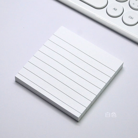 Nvzi 8 pieces (80 pages/piece) White sticky notes 3x3 inches, desk organizer notes for home organization and planning, relocatable easy to write sticky notes