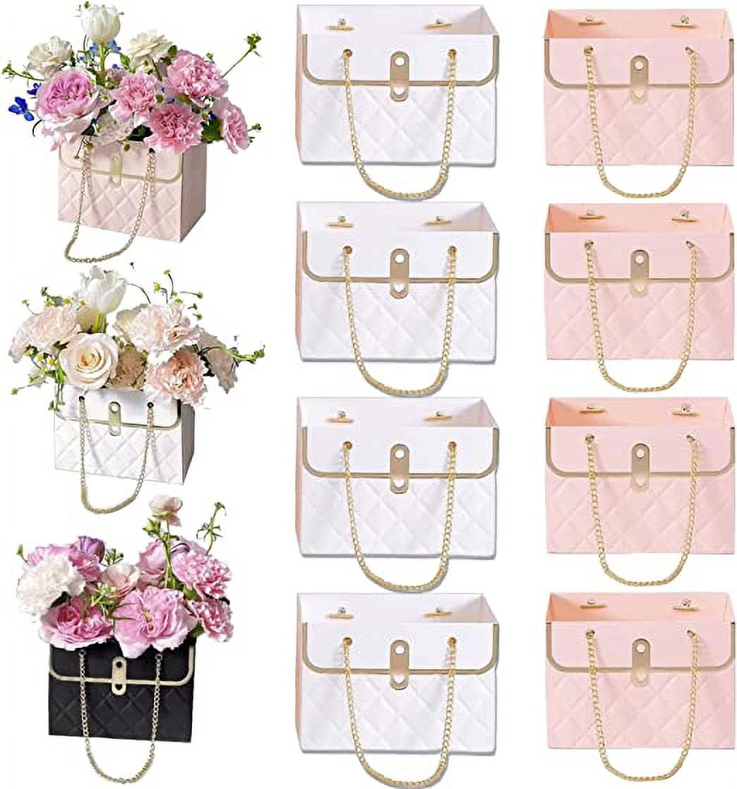 NADUSEP 6pcs Flower Paper Gift Box, Bouquet Storage Bucket...