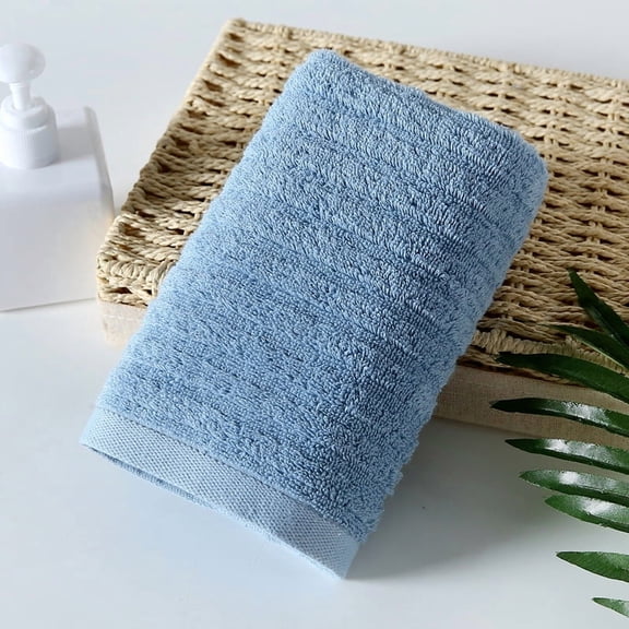 Nvzi Absorbent ShowerTowel, 6 Pcs Blue Towels - 34*72cm Premium Cotton Towel, Best Towels for Bathroom Luxury, Soft Quick-Drying Towel for Daily Shower Use
