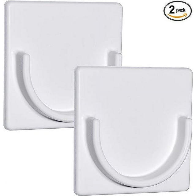 Nvzi Adhesive Shower Curtain Rod Holder Rod Retainer No Drilling