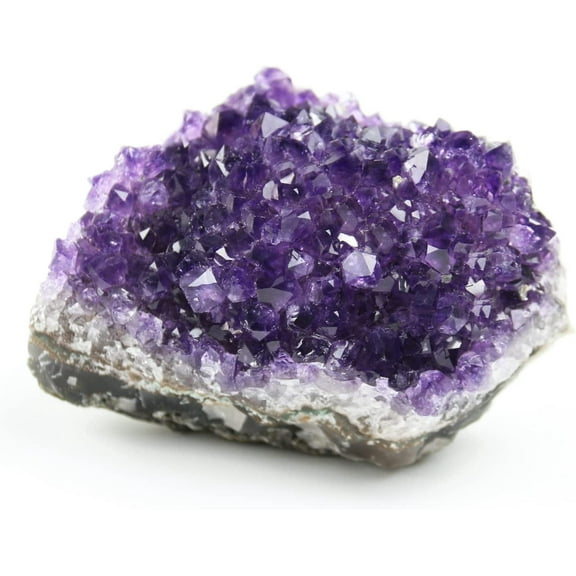 Nvzi Amethyst Crystals, Amethyst Cluster, Amethyst Clusters for Witchcraft, Amathesis Crystal, Raw Amethyst, Natural Amethyst Geode Cave Crystals and Healing Stones(0.5Lb)