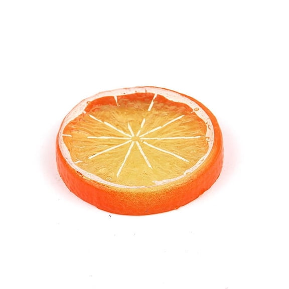 Nvzi Artificial Fruits Pack, Fake Fruit Set Plastic Fruit for Decor, Decorative Fruit for Home Party Vase Fillers Photography Props (Orange lemon10pcs)