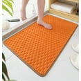 Nvzi Bathroom Rug Mat , NonSlip Plush Shaggy Bath Carpet, Machine Wash