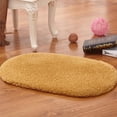 thumbnail image 1 of Nvzi Bathroom Rugs - 1 Piece 60×90cm Khaki Ellipse Washable Rug, Multi-Use as Bath Mat, Bath Mats for Bathroom, Rug for Living Room & Doormat, Durable Polyester Rugs for Home Decor​, 1 of 4