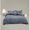 thumbnail image 1 of Nvzi Bed Sheets Set, Bedding Sheets Pillowcases Kit, Twin Bed Set, Hotel Bedding, Home Decor(Dark Blue), 1 of 4