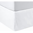 thumbnail image 1 of Nvzi Bed Skirt,Queen Bed Skirt 60x80+Drop14inch 1pc Lightweight Pleated Bed Skirt–Ideal Skirt for Bed,Suitable for Bedroom,Home, Soft Polyester Bed Skirt in white for Bedding Decoration, 1 of 2