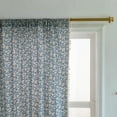 thumbnail image 1 of Nvzi Bedroom Curtains Blackout - Light blue Window Curtain Panel, 214*132CM Rod Pocket Curtains & Valances, Durable polyester cotton Blend, 1 slice for Home Privacy & Light Control, 1 of 3