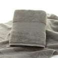 thumbnail image 1 of Nvzi Big Bath Towels - 70x140cm Grey 2 pcs, 1Cotton Soft Bath Towels Large, Ultra Absorbent & Quick-Drying Towel for Adults, Ideal for Home, Hotel, Spa Use (Towels & Washcloths), 1 of 4