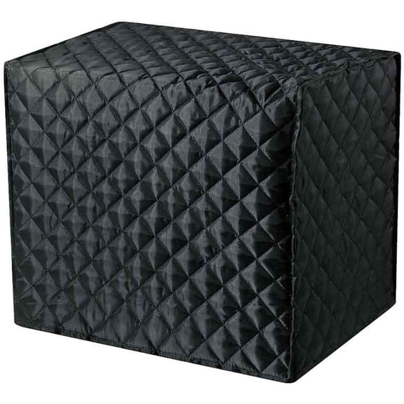 Nvzi Bread Maker Cover, Quilted Toaster Dust Cover Protective Cover, Diamond Stitching Bakeware Protector Bread Machine Cover, Protect your Applianceblack