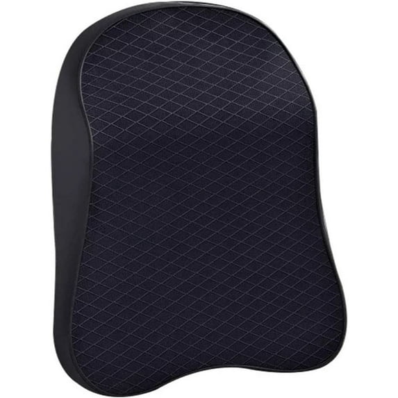 Nvzi Car Seat Headrest Neck Rest Cushion, Durable 100% Pure Memory Foam Neck Pillow with Breathable Removable Cover, Perfect Soft for Driver Passenger Seat (Black)