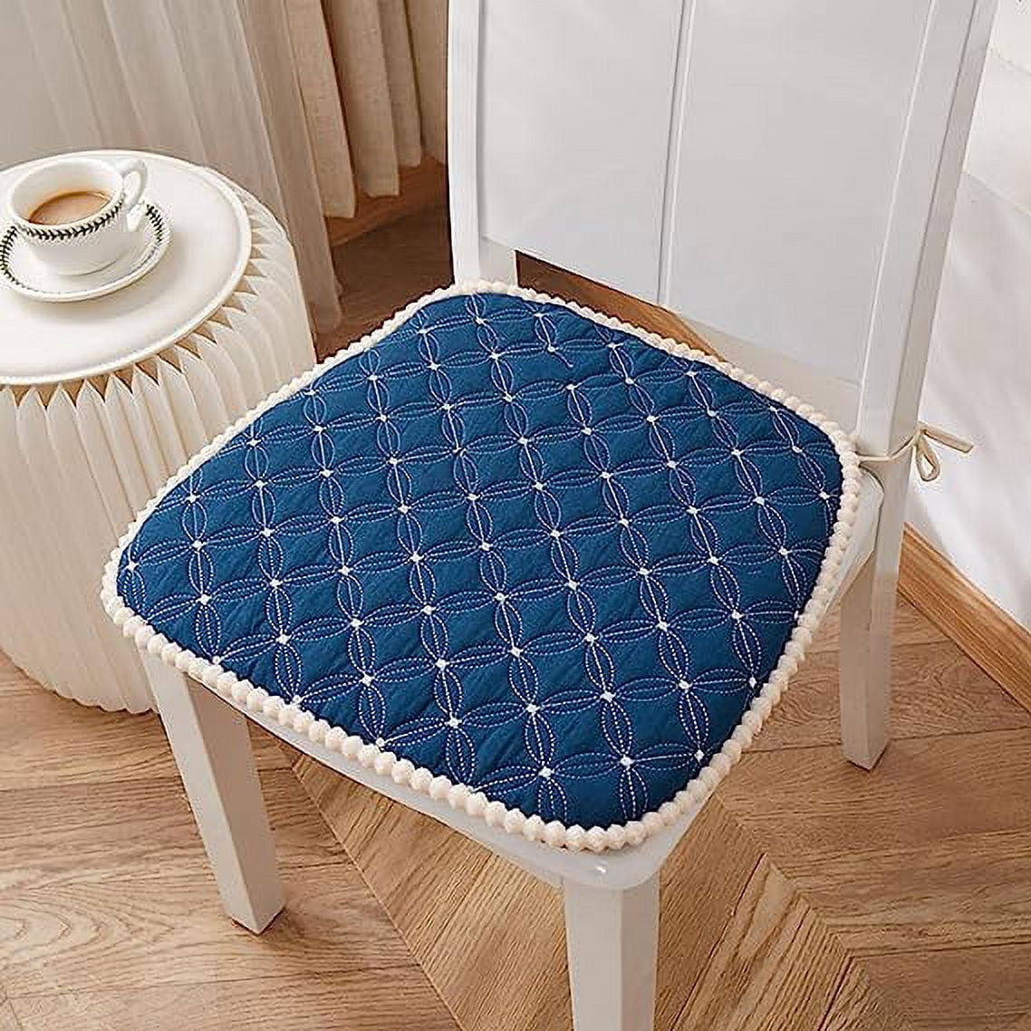 Nvzi Chair Cushion with Ties for Dining Chairs, Soft and Comfortable