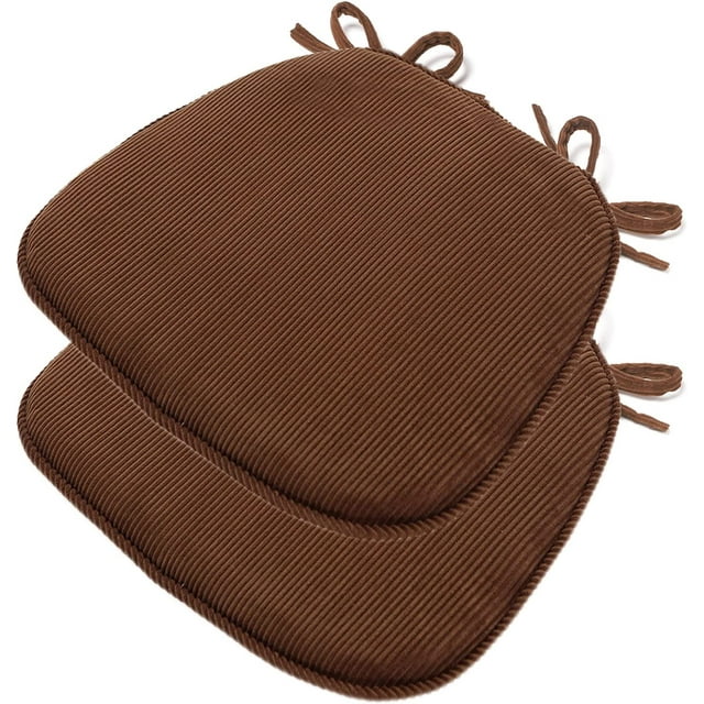 Nvzi Chair Pad with Ties Non Slip Kitchen Dining Chair Cushion and Seat