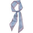 thumbnail image 1 of Nvzi Chiffon Scarf Fun Colorful Printing Long Ribbon Scarf Neck Scarf for Women（Blue 1）, 1 of 5