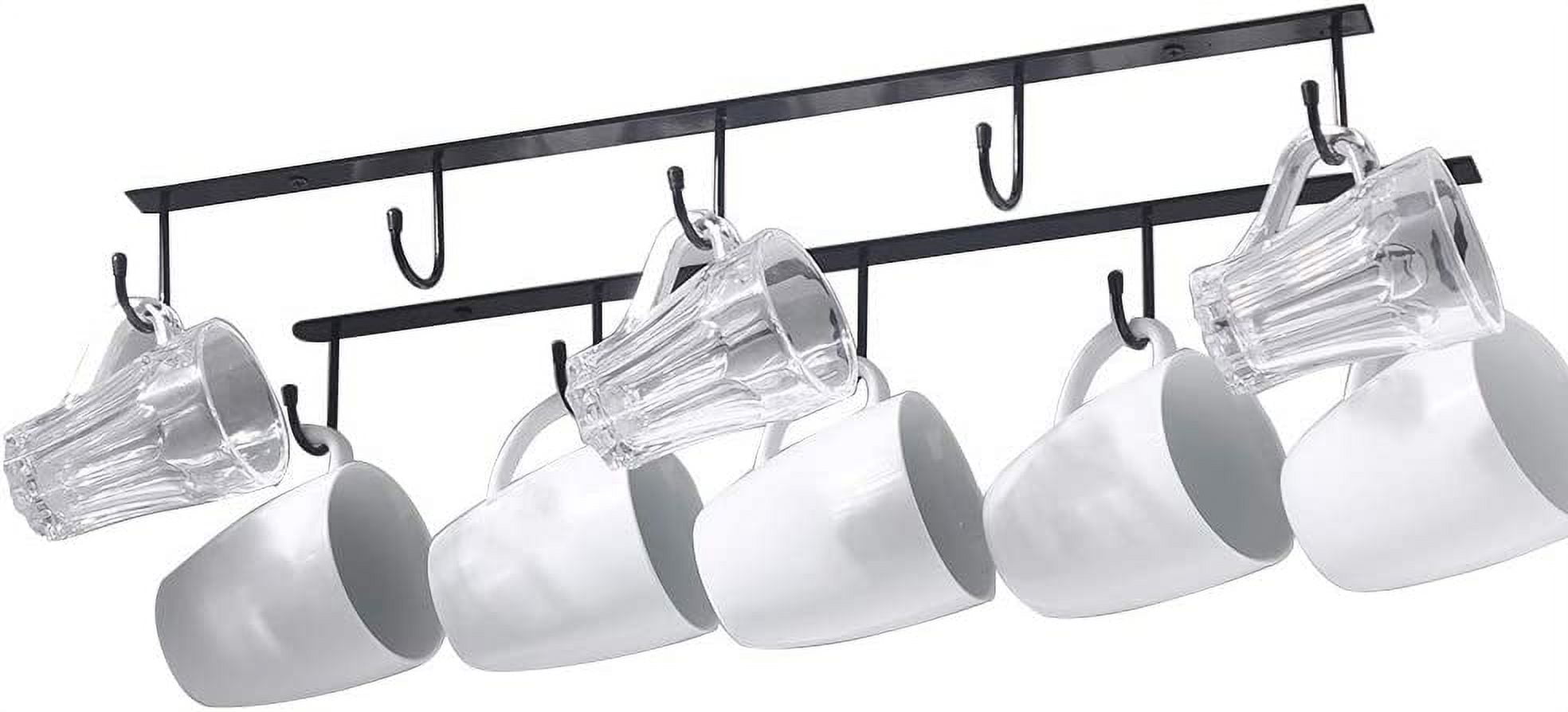 Nvzi Coffee Mug Holder Under Mug Rack Under Shelf