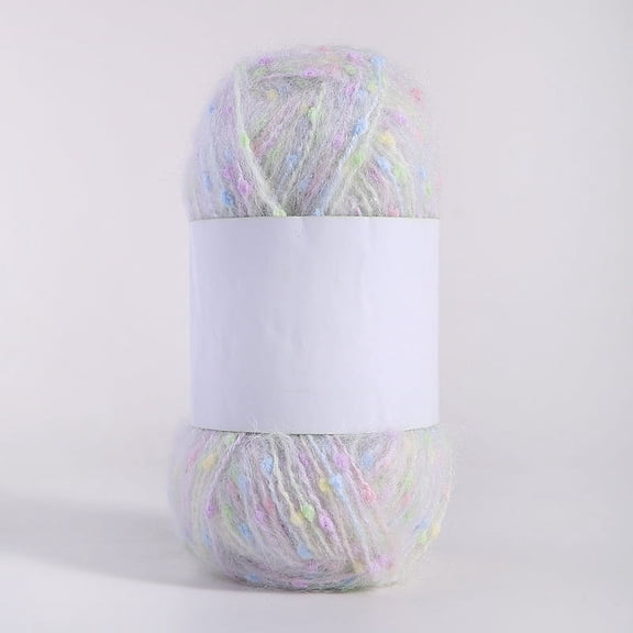 Nvzi Colorful Crocheting Yarn, 2 roll Worsted Weight Acrylic Yarn for Crafting, 40% Polyester & 60% Acrylic Yarn, Soft & Durable Yarn for Knitting, Crocheting Projects.purplish blue