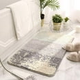 thumbnail image 1 of Nvzi Colorful Stripe Bathroom Rugs Bath Mat Non-Slip Shaggy Soft Shower Carpet Rug Absorbent Quick Dry Bath Rugs(Colorful b, 16"x24"), 1 of 3