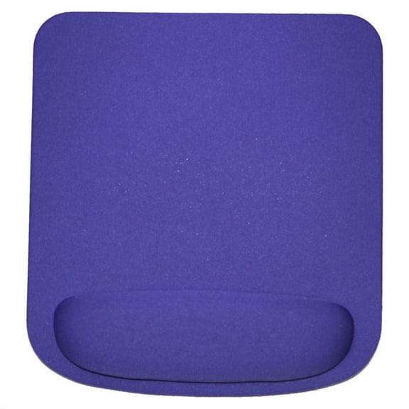 Nvzi Computer Mouse Pad, Home Office Non-Slip Wrist Support Game Mouse Pad Mat for Computer PC Laptop - Purple