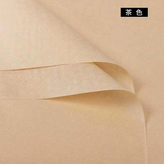 Xiao Hua Cotton Wrapping Flower Paper Non-Woven Floral Wrapping Paper 36 Sheets Florist Supplies Waterproof Flower Bouquet Wrapping Paper Floral Supplies for Fresh Flowers, 20x27.5 Inch (Dark Brown)