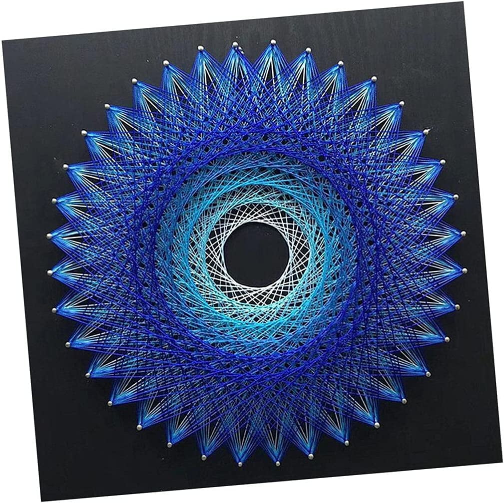Nvzi Creative String Art Kits for Childern Adults Crafts - , Blue