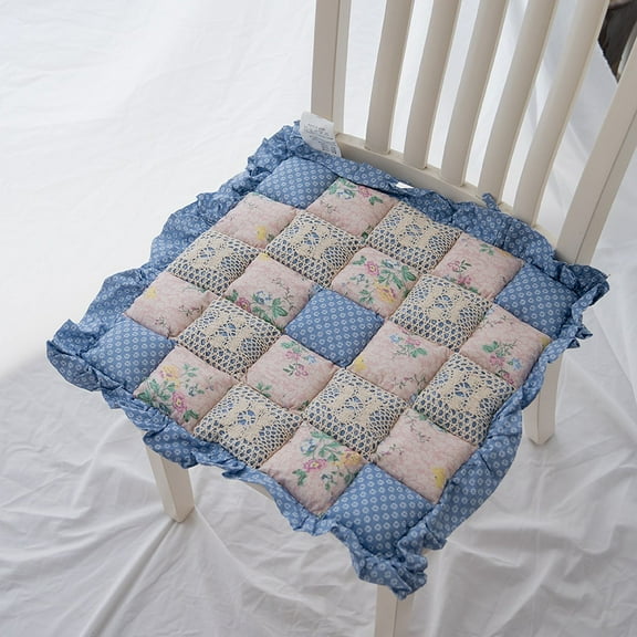 Nvzi Cushion Garden Terrace Home Kitchen Office Thick Comfortable Cushion 15.74*15.74inch (Style G)