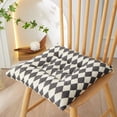 thumbnail image 1 of Nvzi Cushion Garden Terrace Home Kitchen Office Thick Comfortable Cushion, Black, 16 * 16 inches, 1 of 4