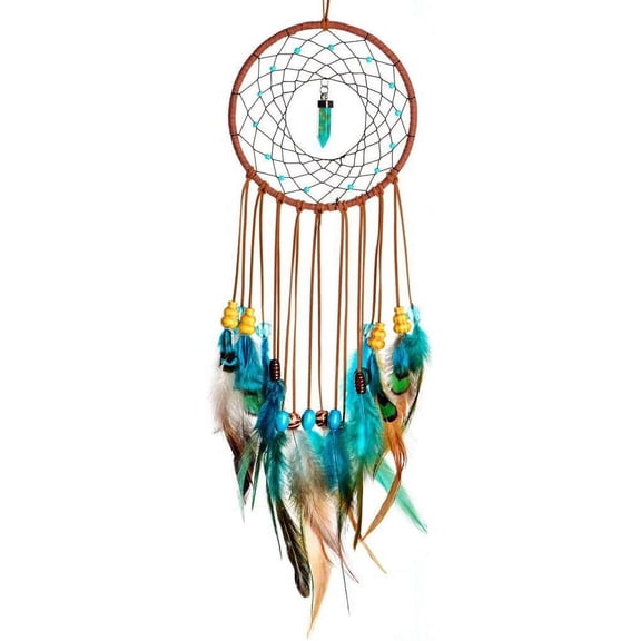 Nvzi DIY Feather Dream Catcher Kits Wall Hanging Boho Decor Handmade Dream Catcher for Kids and Adults