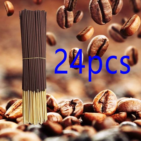 Nvzi Dark Brown Bamboo Core Aromatherapy Stick -24 pieces set, 8.66 inches long, used for DIY aromatherapy projects, yoga, meditation, coffee aromatherapy