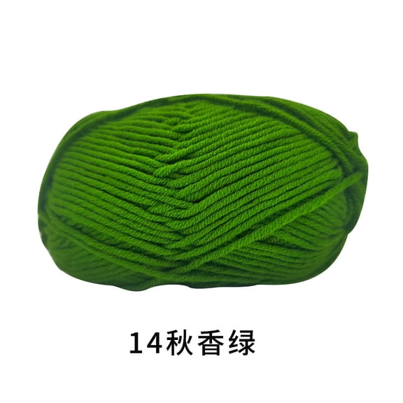 Nvzi Dark Green knitted yarn -3 rolls, 50g of soft cotton yarn per roll, acrylic blended crochet knitted hand yarn, suitable for beginners' scarves, hats, and all DIY craft projects