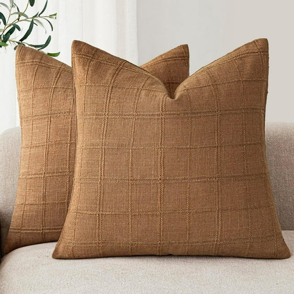 Nvzi Decorative Pillow, 1 Pack brown Small Throw Pillow 30x50CM Chenille Cover with PP Cotton Filling - Couch Pillows for Living Room, Stylish Decorative Accent for Sofa