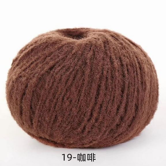 Nvzi Easy Crochet Yarn - Soft dark brown Yarn for Crocheting, 1 roll Nylon Yarn, Premium Crochet Supplies for Beginners & Enthusiasts, Ideal for DIY Craft Projects, Belongs to Yarn Category