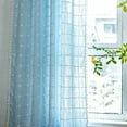 thumbnail image 1 of Nvzi Floor Length Rod Pocket Curtains - 1 slice blue Curtains for Bedroom, 214*132cm Polyester Curtains, Suitable for Ideal for Privacy & Light Control, 1 of 4