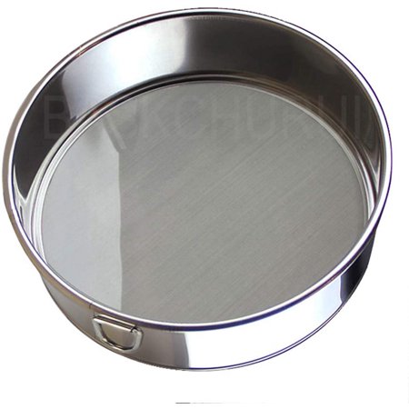 Nvzi Flour Sifter for Baking - Flour Sieve Fine Mesh (6 Inch 60 Mesh) -Premium Rustproof Stainless Steel