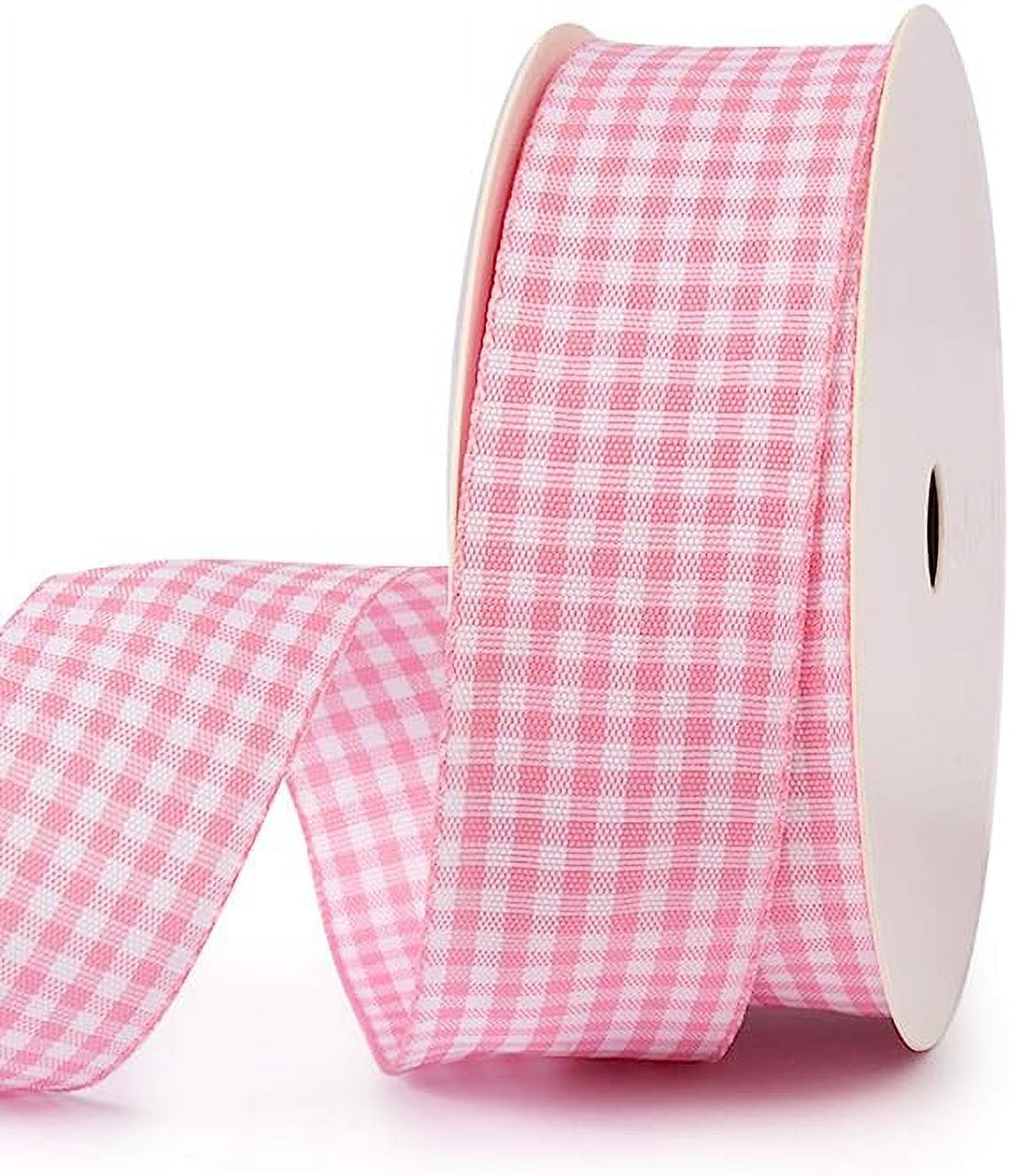 One Inch Ribbon Varigated Nvzi Gingham Ribbon Checkered Ribbon 1-Inch Wide Taffeta Plaid Ribbon ...