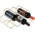 thumbnail image 1 of Nvzi Gold Metal Wine Rack Freestanding, Tabletop Wine Rack Holder, Countertop Wine Bottle Holder (Gold), 1 of 4