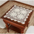 thumbnail image 1 of Nvzi Handmade Crochet Lace Tablecloth Doilies Placemat Dining Room Mats 15inch Nightstand Cover, 1 of 5