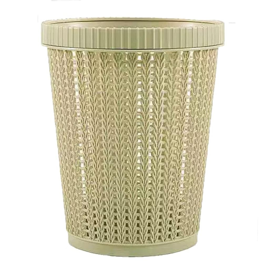 Nvzi Hollow Garbage Bin with Builtin Garbage Bag Storage, PP Garbage