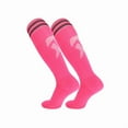 thumbnail image 1 of Nvzi Knee Length Sports Socks - Pink,One Size(6 Pairs) Socks,Athletic High Socks,Sports Socks,Athletic Socks,Suitable for running and playing football ,Breathable Cotton Blend Socks​, 1 of 2