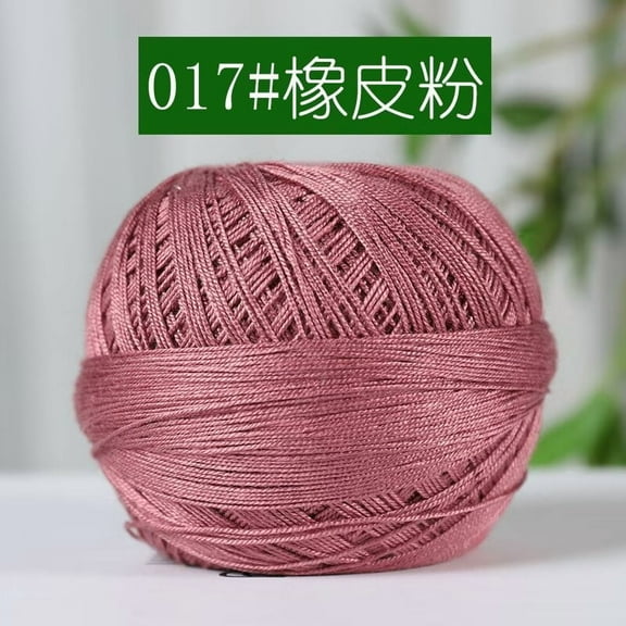 Nvzi Lace Worsted Yarn, 1 Roll (50g) , Soft & Smooth for Knitting, Crocheting, DIY Crafts, Ideal for Lace Projects & Daily Knits, Perfect for Beginners & Experts,dark pink