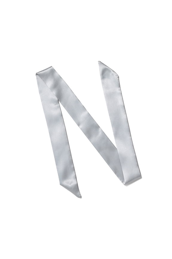 Light Gray Satin Scarf -5 pieces, 39 1.5 inch silky slim fit long scarf, multifunctional satin scarf, bag belt hair accessories and other daily clothing matching