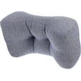 thumbnail image 1 of Nvzi Lumbar Pillow Bolsters Pillows Camping Backpack Beach Pillow Memory Waist Support Pillow Lower Back Pillow Sleep Supply Lumbar Protective Pillow Multi-Function Pillow Support Car(Blue), 1 of 4