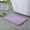 thumbnail image 1 of Nvzi Luxury Bathroom Rug Mat, Extra Soft and Absorbent Microfiber Bath Rugs, Non-Slip Plush Shaggy Bath Carpet, Machine Wash Dry, Bath Mats for Bathroom Floor,Diamond - Purple, 1 of 5