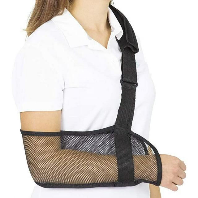 Nvzi Mesh Arm Shoulder Sling Medical Shoulder Immobilizer for Shower Adjustable Arm Brace for