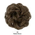 thumbnail image 1 of Nvzi Messy Bun Hair Piece Wavy Curly for Women Hair Bun Hair Piece with Elastic Band Scrunchies Stretchy Fluffy Chignon Ponytail Hairpieces Updos for Women,Medium Brown, 1 of 1