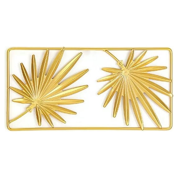 Nvzi Metal Wall Art Decor for Living Room, Home Decor Living Room Wall Decor, Silhouette Wall Art(Golden)
